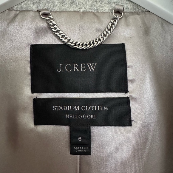 J. Crew Light Gray Pea Coat - Picture 6 of 10